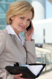 Female Executive on the Phone_11935078_s