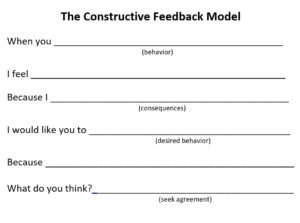 How To Use The Constructive Feedback Model To Become More Asssertive