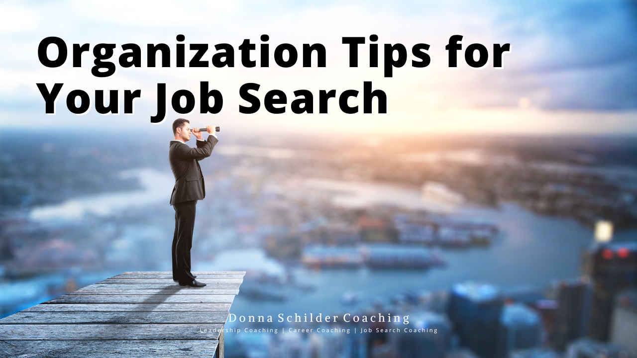 Organization Tips for Your Job Search